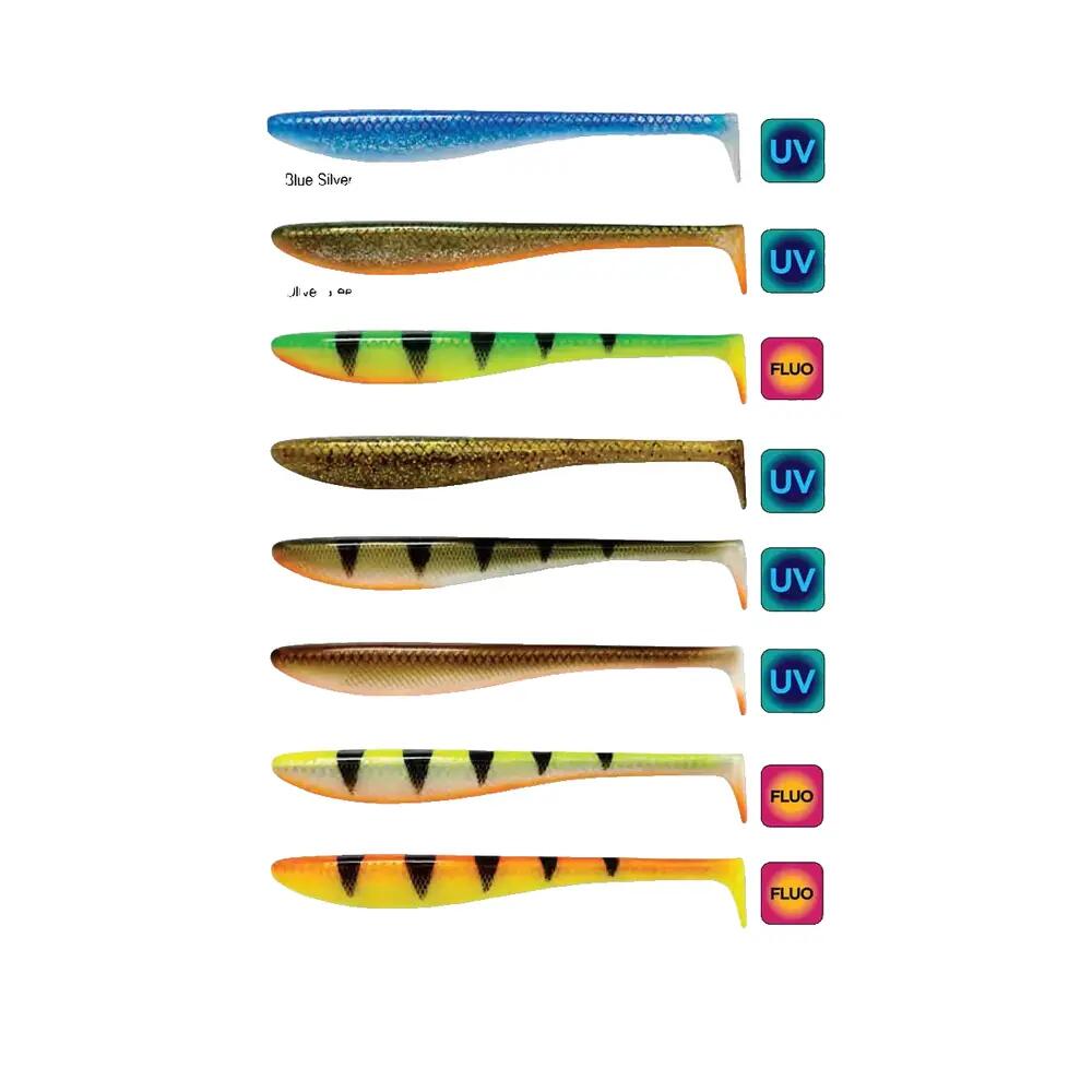 Leurre souple Savage Gear Monster Shad 22 cm - 60 g - Motor Oil UV - par 2 2/6
