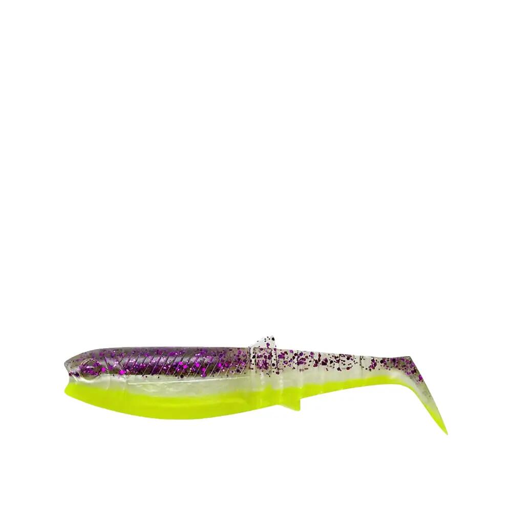 Appât souple di pesca Savage Gear Cannibal Shad Colore bianco 5/10