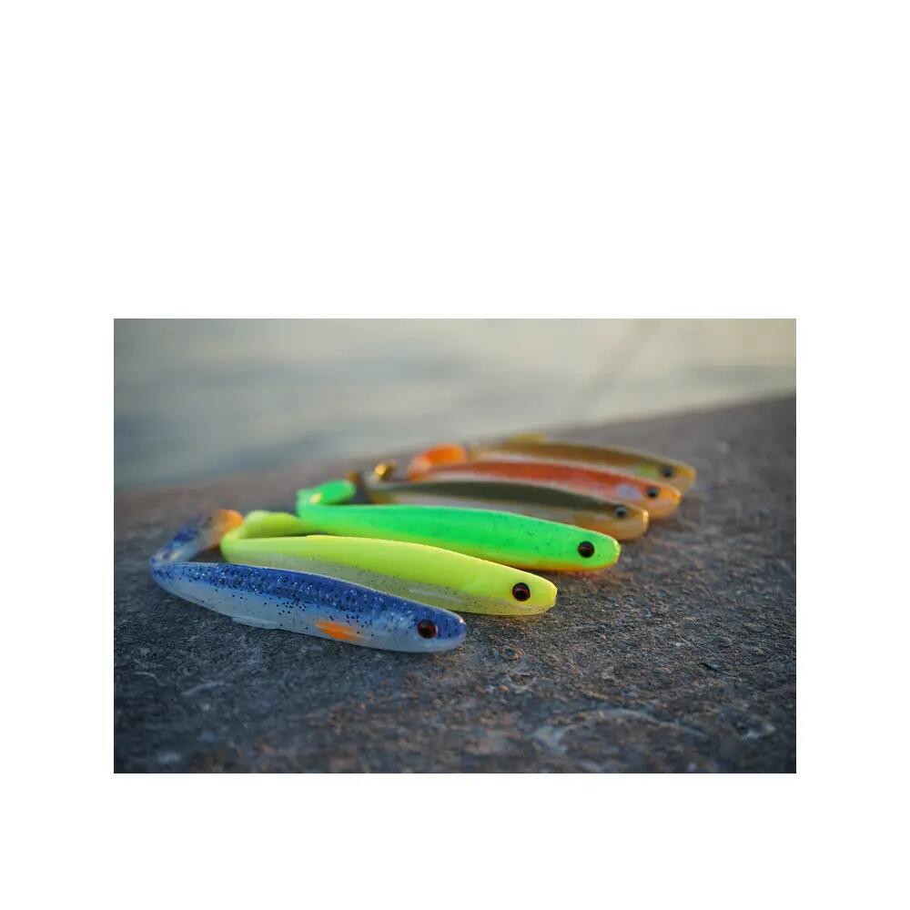 Leurre souple Savage Gear Slender Scoop Shad 15cm (17g - 15cm - Green Silver) 5/10