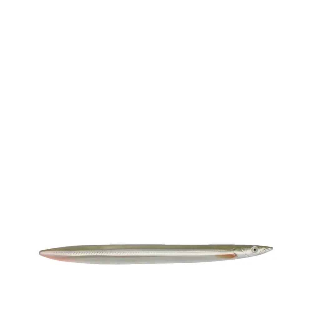 Appât de pêche Savage Gear Line Thru Sandeel Noir/Rouge 10/10