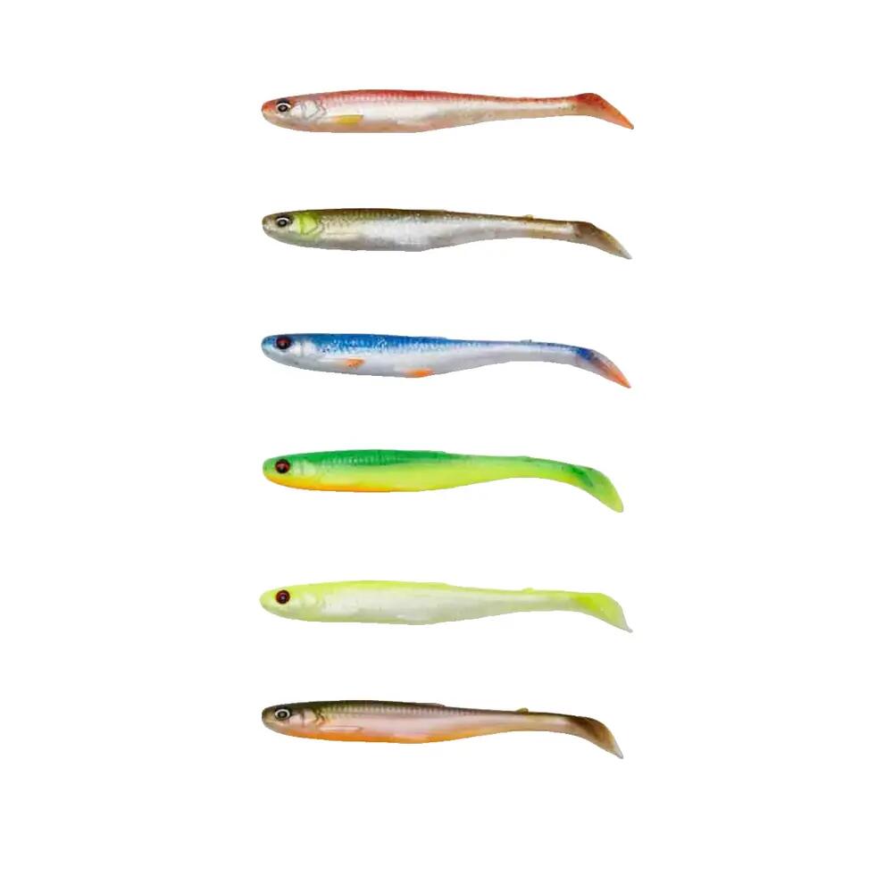 Leurre souple Savage Gear Slender Scoop Shad 15cm (17g - 15cm - Green Silver) 2/10