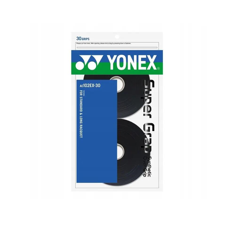 Tennisracket Yonex Overgrip AC102EX 30 units Zwart 3/4