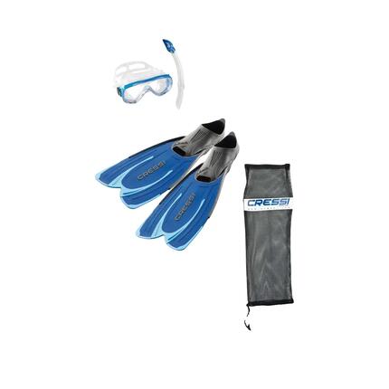 Set van snorkelen Cressi Agua Onda Rondinella Bleu