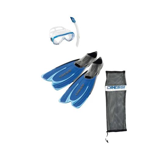 Set van snorkelen Cressi Agua Onda Rondinella Bleu