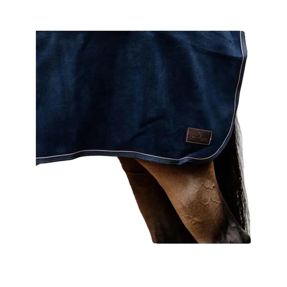 Paardendeken  Navy Quarter Rug Heavy Fleece 5/6