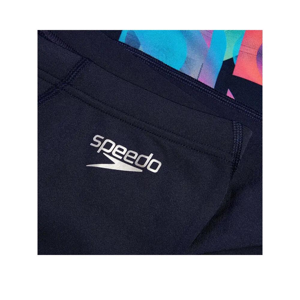 Maillot de bain Speedo Allover Digi V-Cut Noir/Rouge 9/10