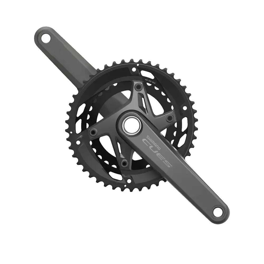 Crampons Shimano CUES FC-U6010-2 Argent 46/32T 3/3