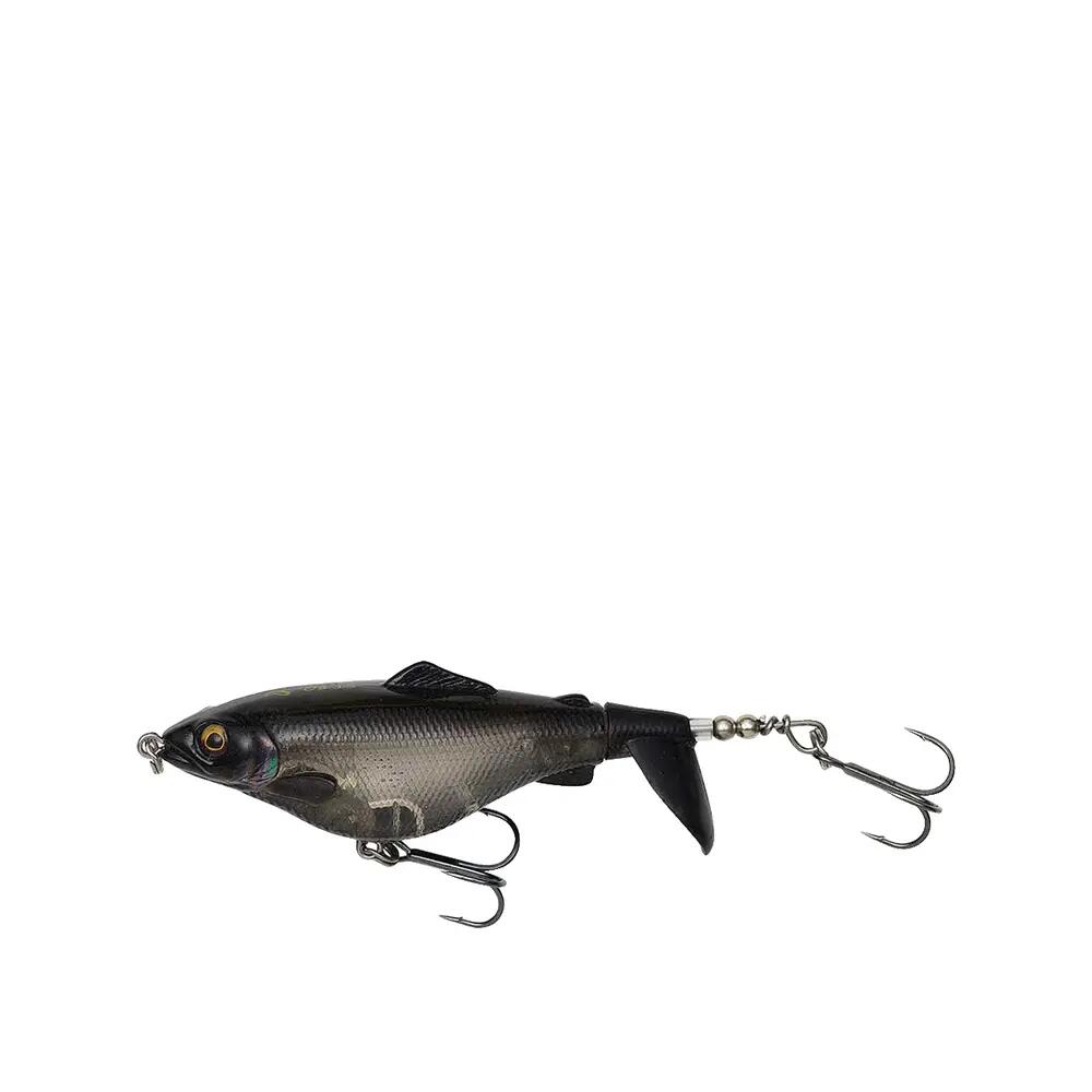 Leurre Savage Gear 3D Fat Smashtail 8cm (12g - 8cm - Black Ghost) 4/5