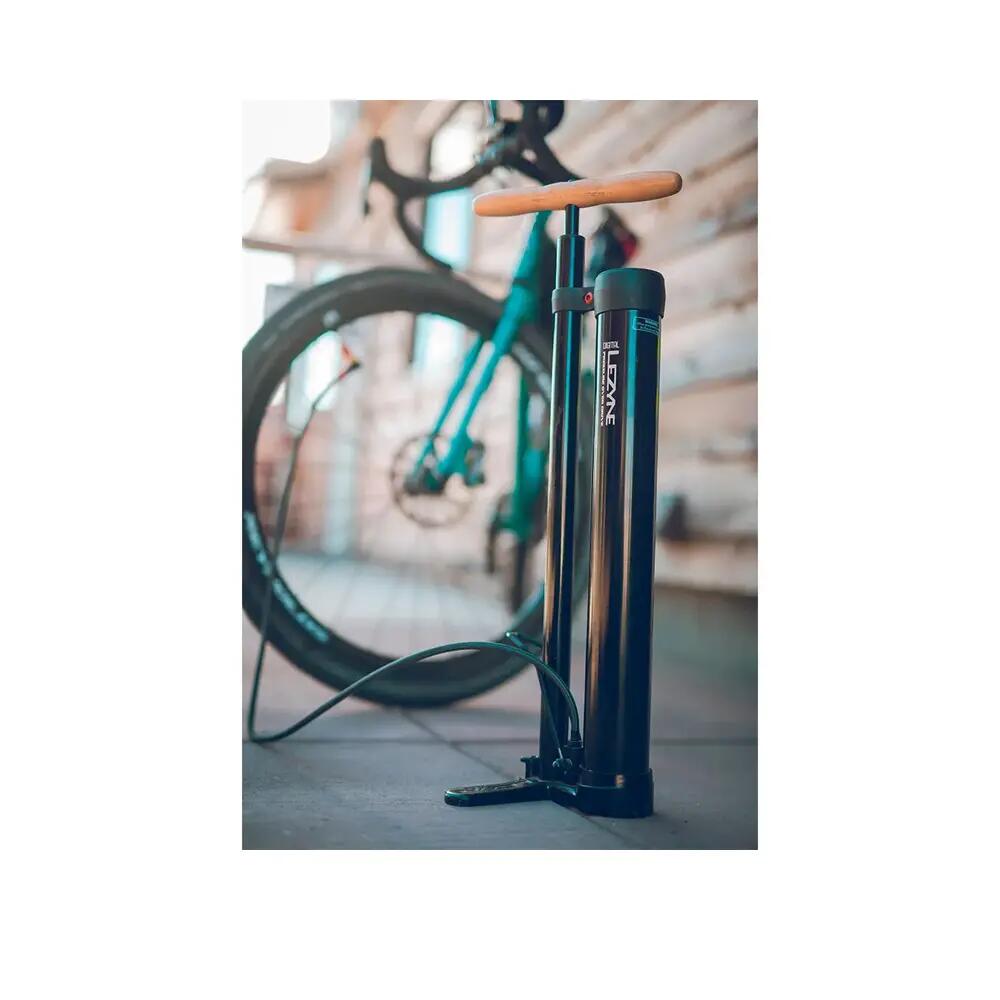 Lezyne Digital Pressure Over Drive Black Cycle Pump 8/9