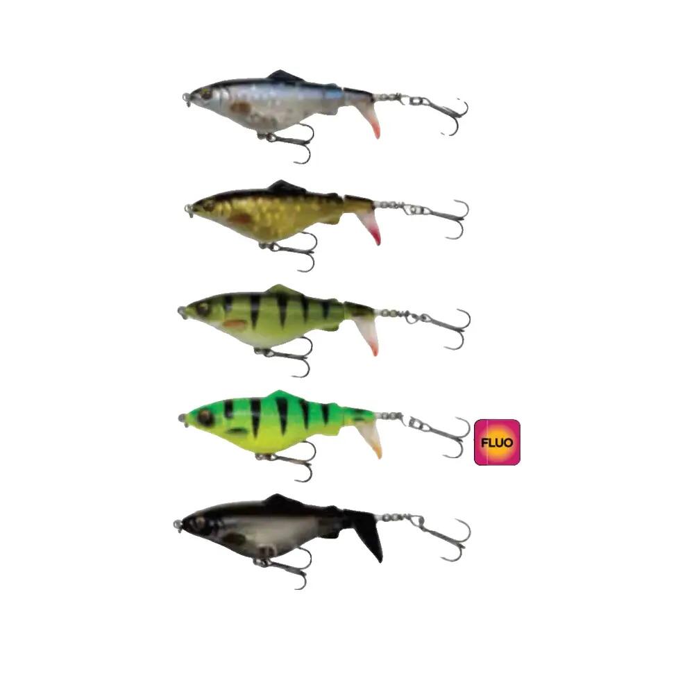 Leurre Savage Gear 3D Fat Smashtail 8cm (12g - 8cm - Black Ghost) 2/5