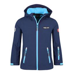 Veste Softshell Oslofjord pour enfants Imperméable et coupe-vent Bleu moyen