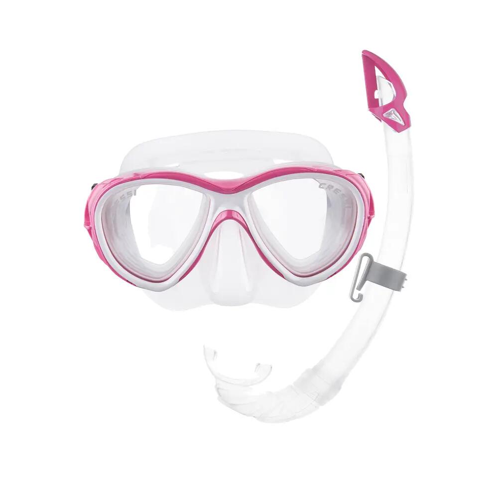 Set van snorkelen Cressi Samoa TX Transparant/Roze 2/5