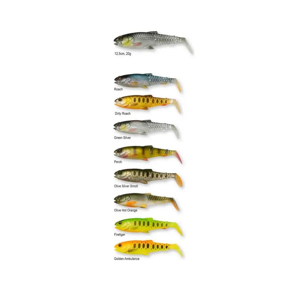 Leurre Souple Savage Gear Craft Cannibal Paddletail 10,5cm (Roach) 2/4