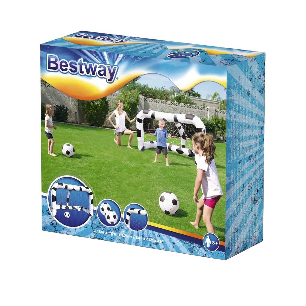 Bestway Playcenter Opblaas Voetbaldoel met 2 Ballen 5/10