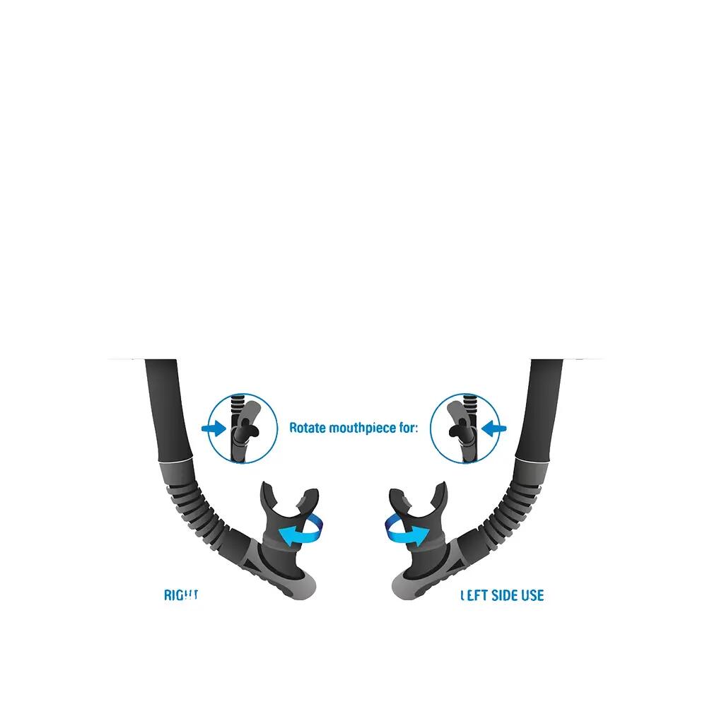 Snorkel Seac Reverse Dry Rouge 3/4