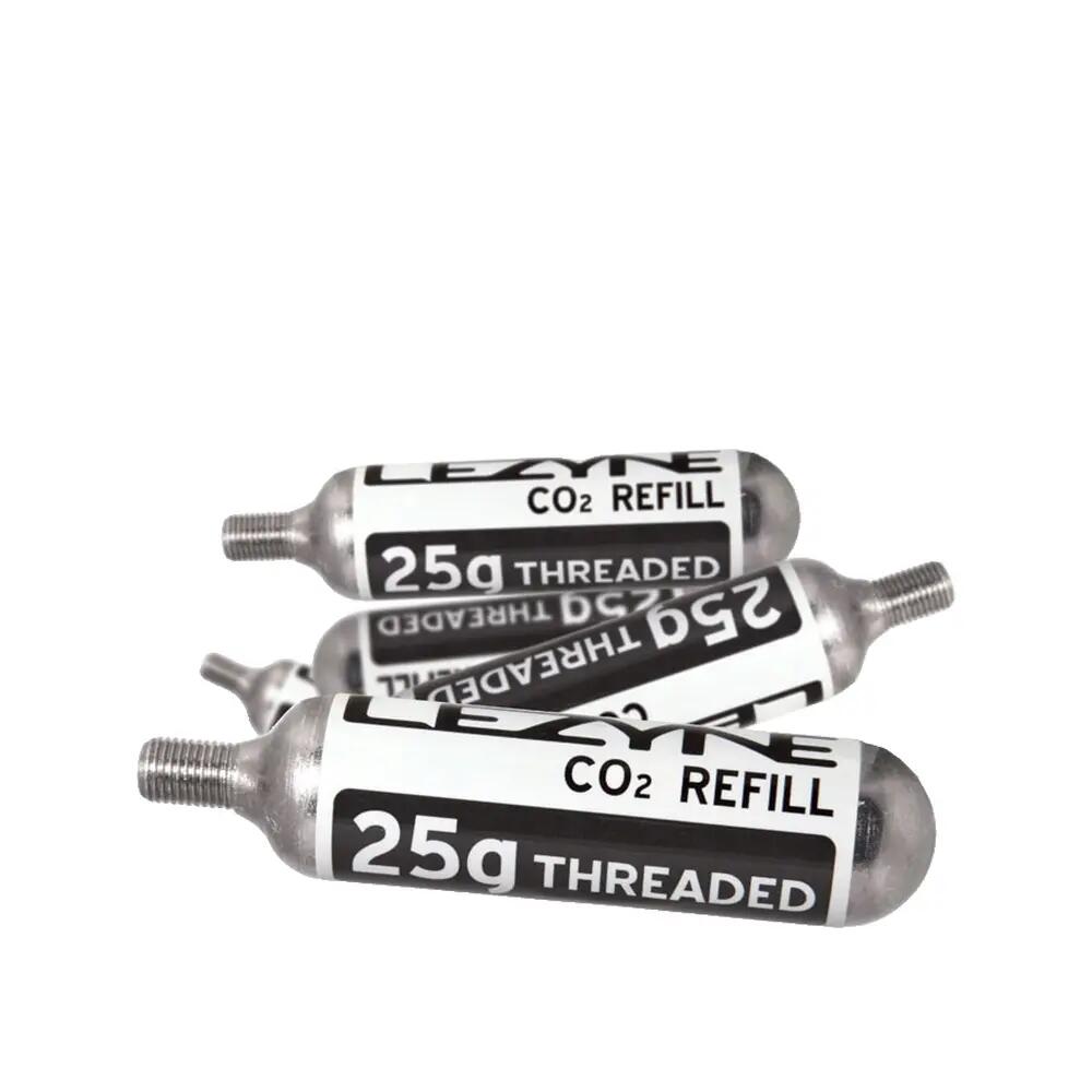 Lezyne Display Box Co2 Replacement Cartridges (25 G) 30 Pcs. Silver 3/5