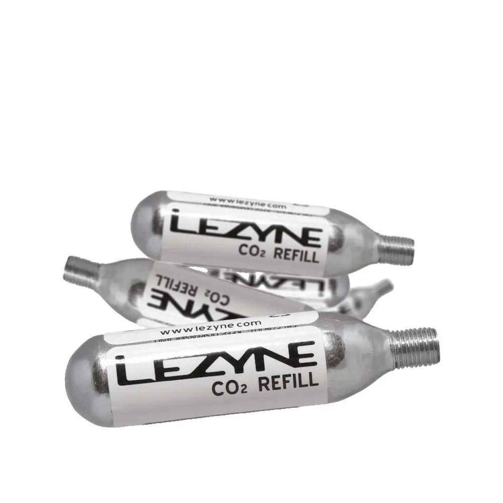 Pak van 5 Lezyne 16g Zilveren CO2 Patronen 3/5