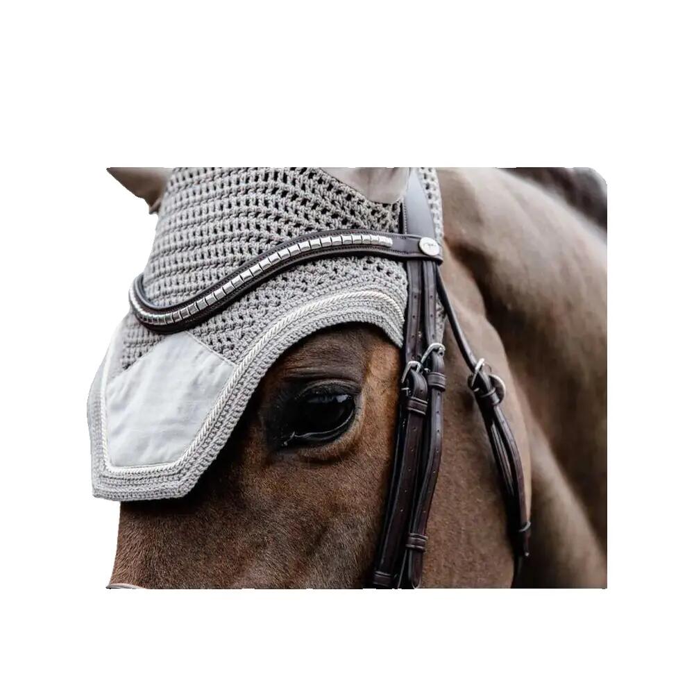 Cuffia per cavalli in velluto Kentucky Wellington Basic 2/4