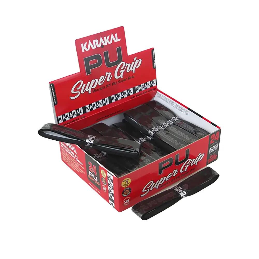 Grip de raqueta Karakal PU Super Grip Negro 3/3
