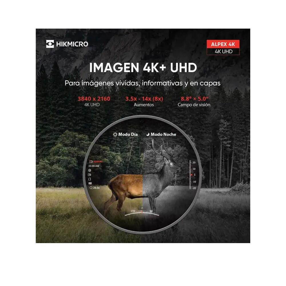 Luneta noktowizyjna HIKMICRO Alpex 4K A50E 10/10