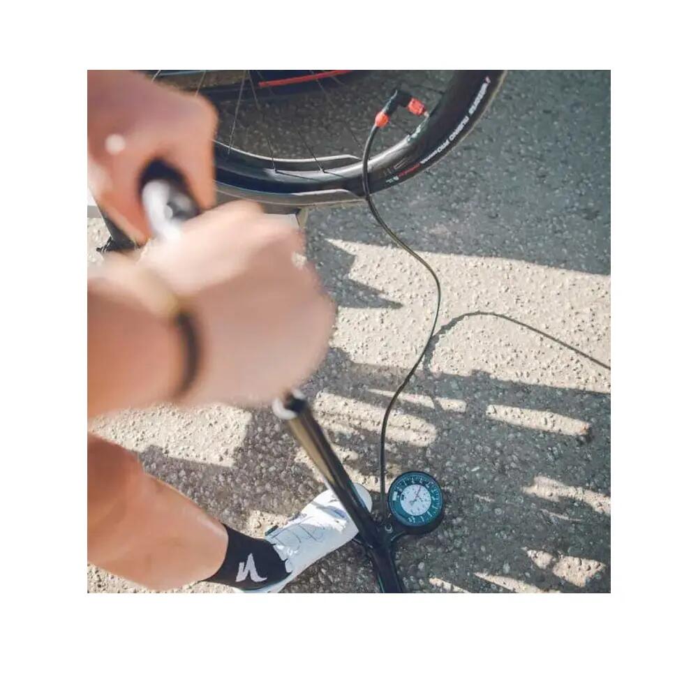 Lezyne Steel HP Floor Drive Matt Black 63,5 cm 9/10