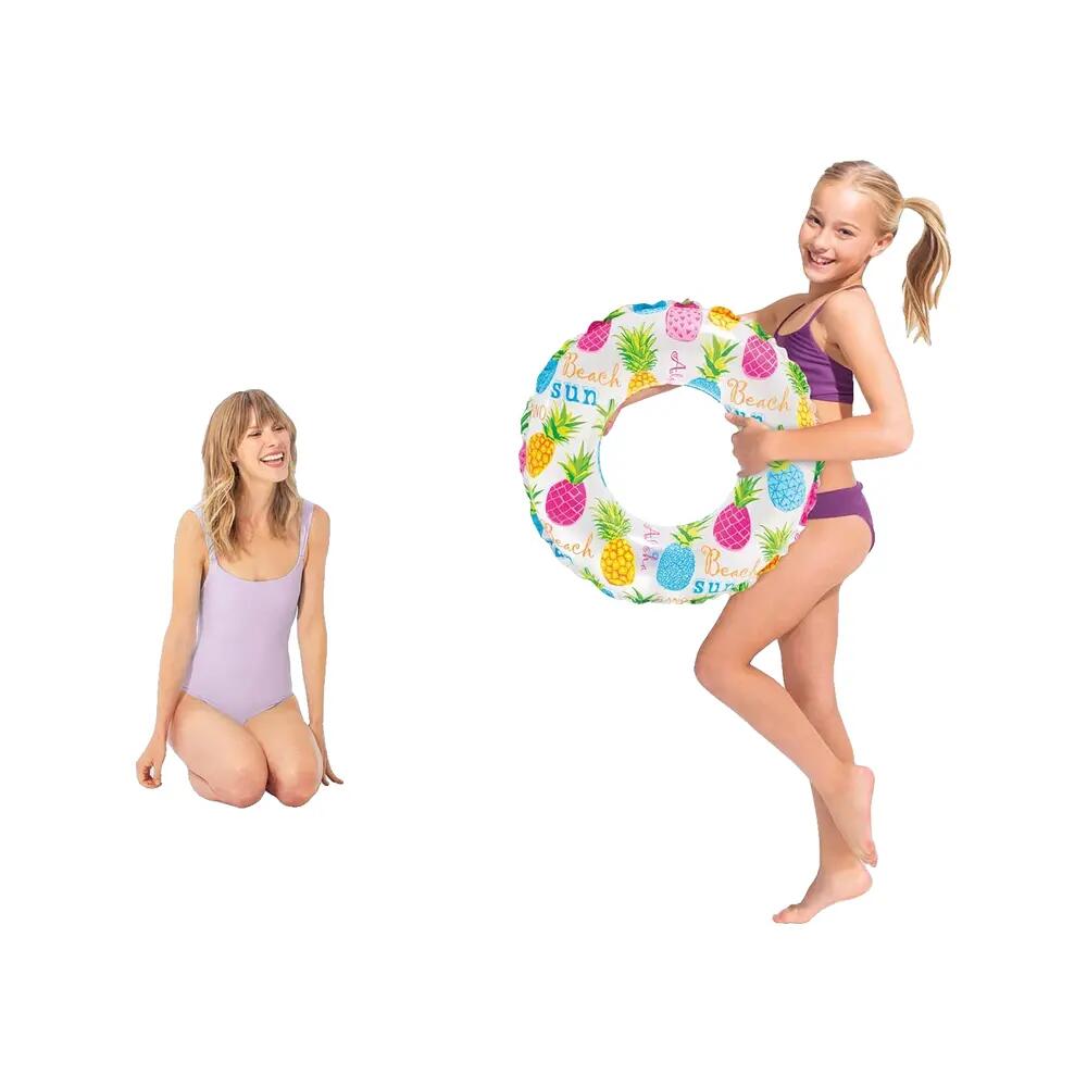 Intex Swim Ring 61 cm with Colourful Patterns 7/9