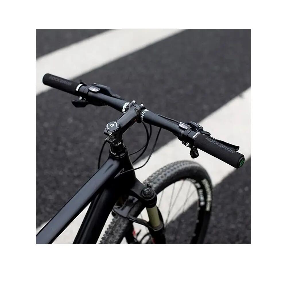 Poignées guidon Rockbros BT1001BKRD éponge Noir/Rouge confort 6/6