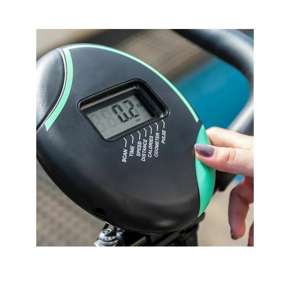 Cecotec Vélo Statique Pliable Magnétique X-Bike Pro. Pulsomètre, Écran LCD, Rési 8/10