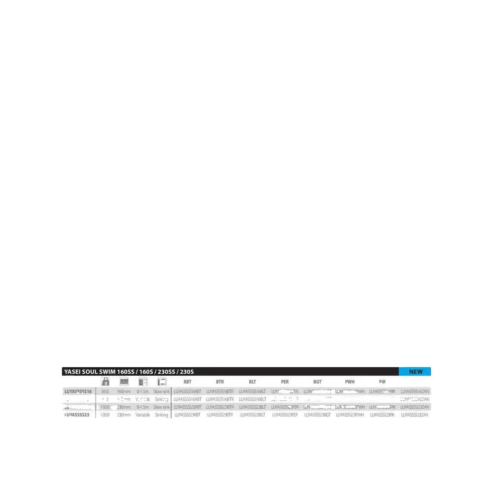 Kunstköder Shimano Yasei Soul Swim SS 0m-1,5m 3/3