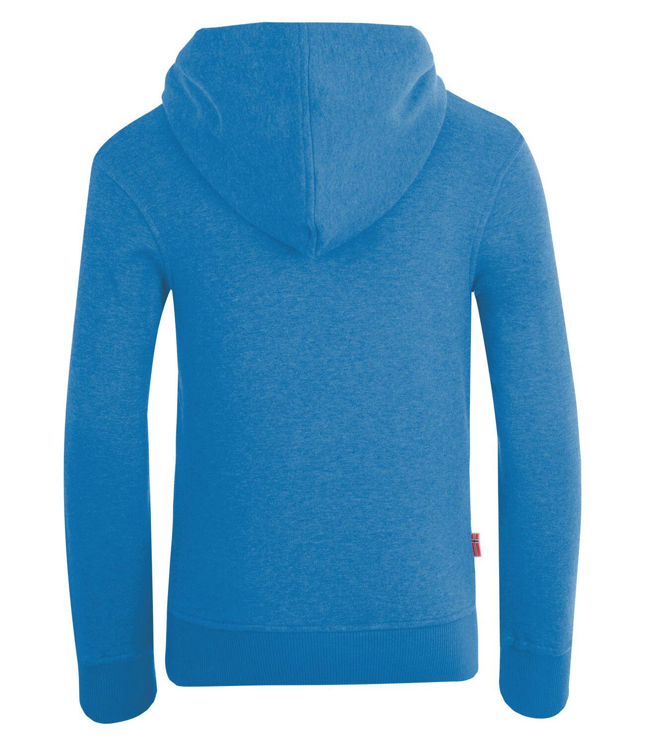 Sweat à capuche enfant Trondheim bleu moyen 2/2
