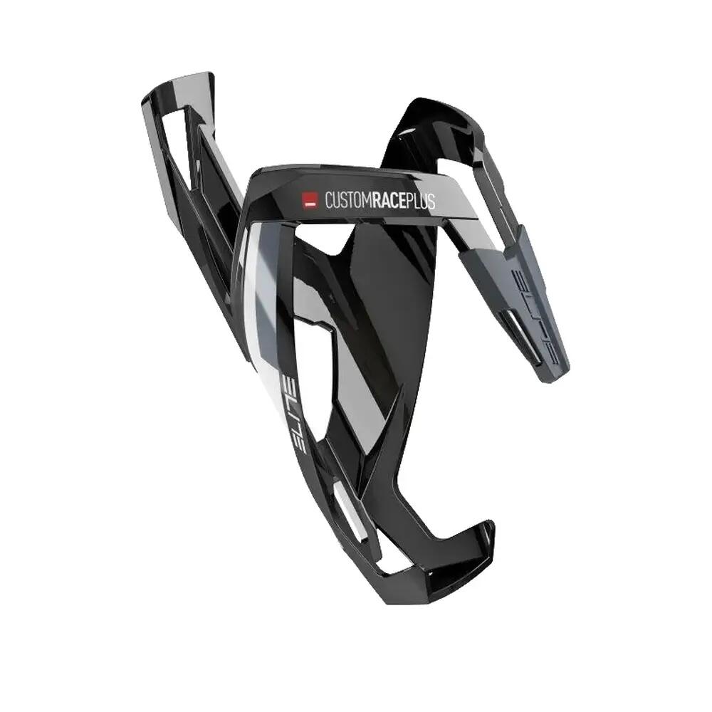 Portabidón Elite Custom Race Plus Negro Blanco Brillante 2/2