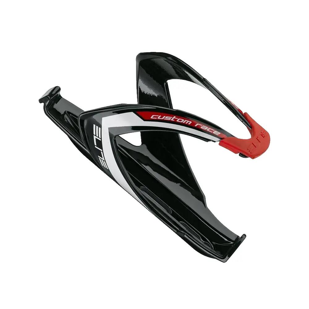Bottiglia da bicicletta Elite Custom Race Nero/Rosso 8/9