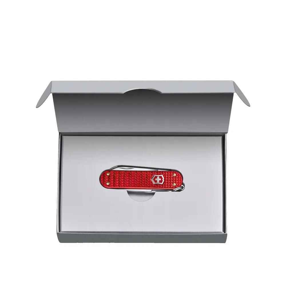 Couteau de poche Victorinox Classic Precious Alox Rouge 5 Fonctions 5/8