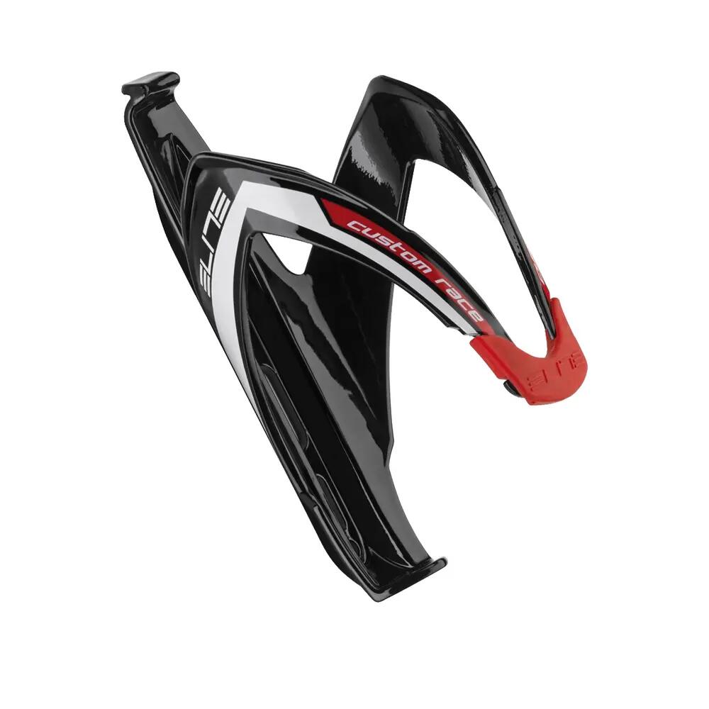 Bottiglia da bicicletta Elite Custom Race Nero/Rosso 7/9