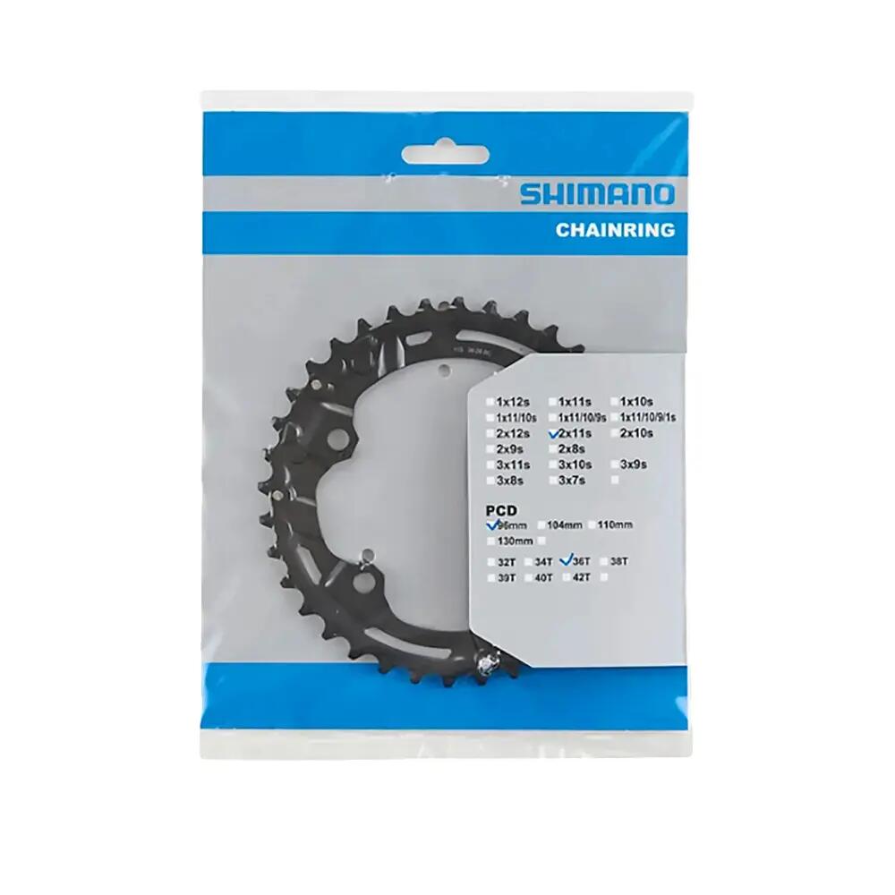 Shimano Deore 11V 36T Placa de Cadena FC-M5100-2 Negra 2/2