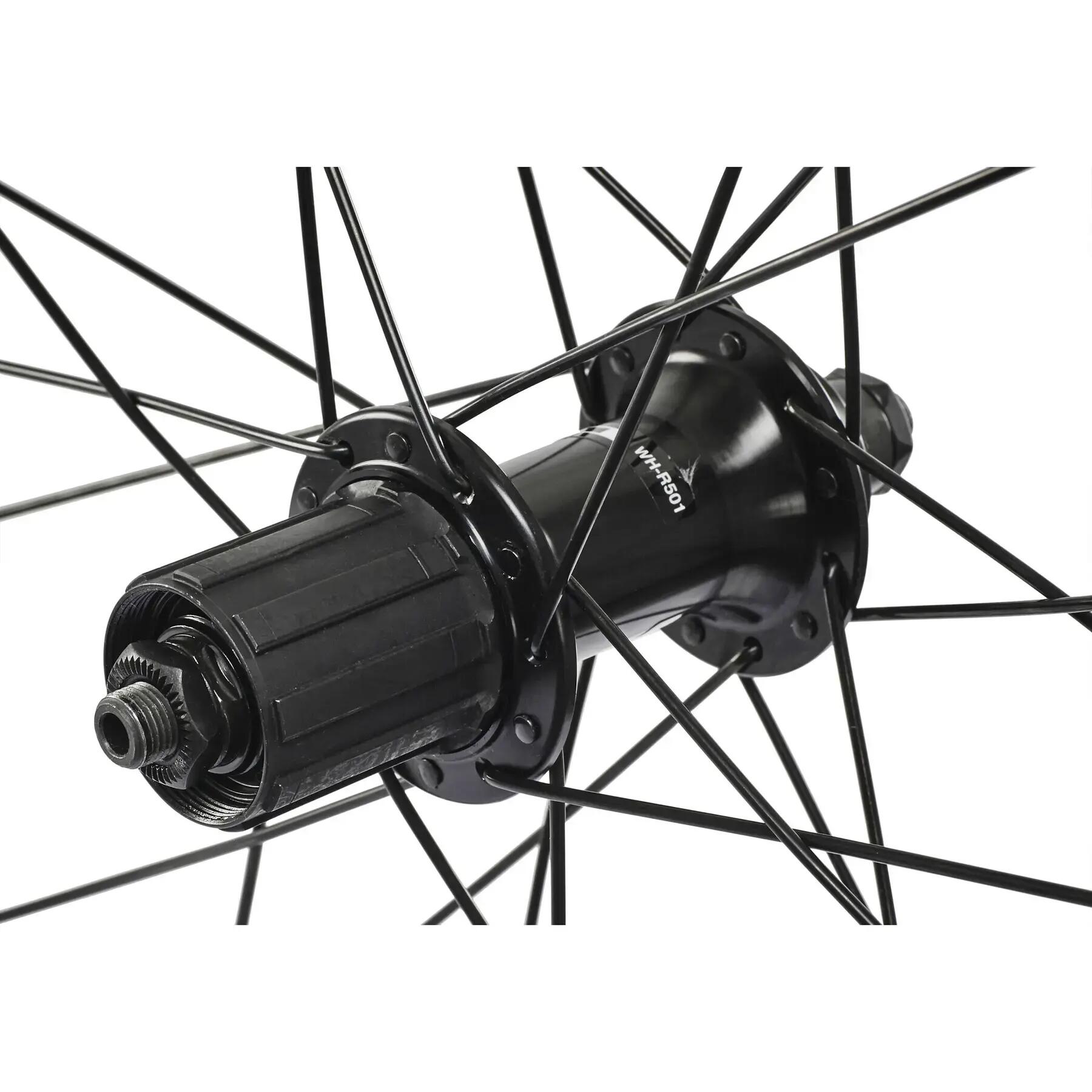 Rueda de bicicleta 8/9/10 velocidades freno de llanta Shimano WHR501FR 4/4