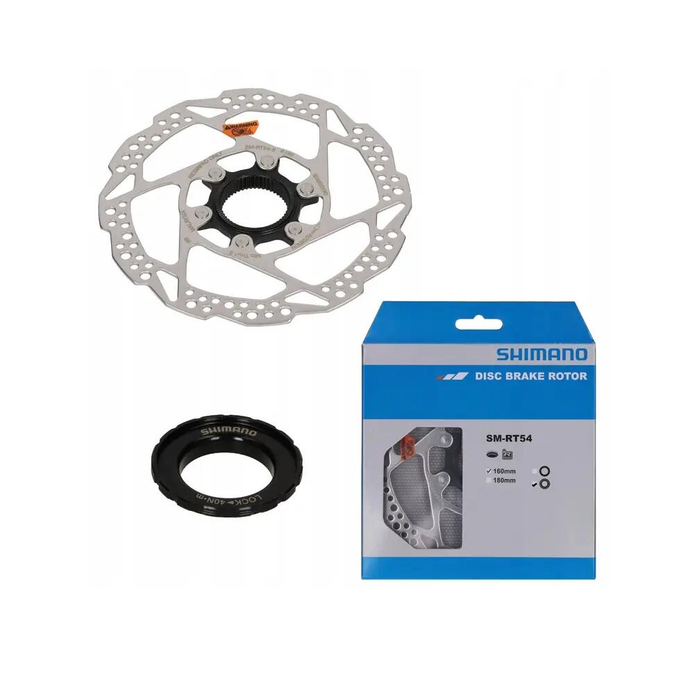 Rowerowe Tarcza hamulcowa Shimano SM-RT54 160 mm MTB Trekking Miasto Centerlock 5/6