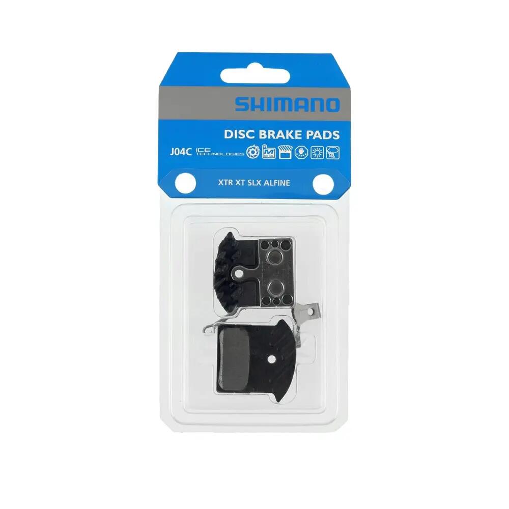 Bremsbeläge für Scheibenbremse SHIMANO XTR / XT/ SLX / Alfine J04C Metall 10/10