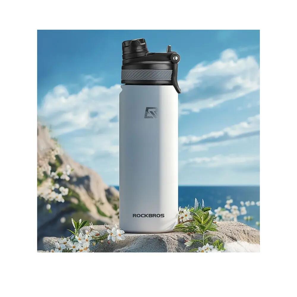 Bouteille de vélo ROCKBROS thermique 620 ml Blanche 9/10