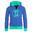 Kinder Hoodie Pullover Sortland Mitternachtsblau / Minze dunkel