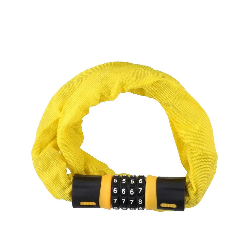 Zapięcie rowerowe łańcuch na szyfr dł. 90cm Dunlop 3/6