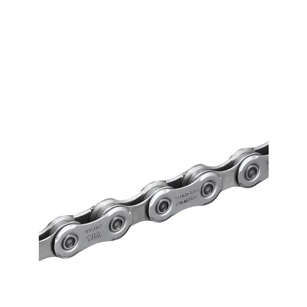 Chaîne Shimano CN-M7100 12 vitesses grise 116 maillons 4/7