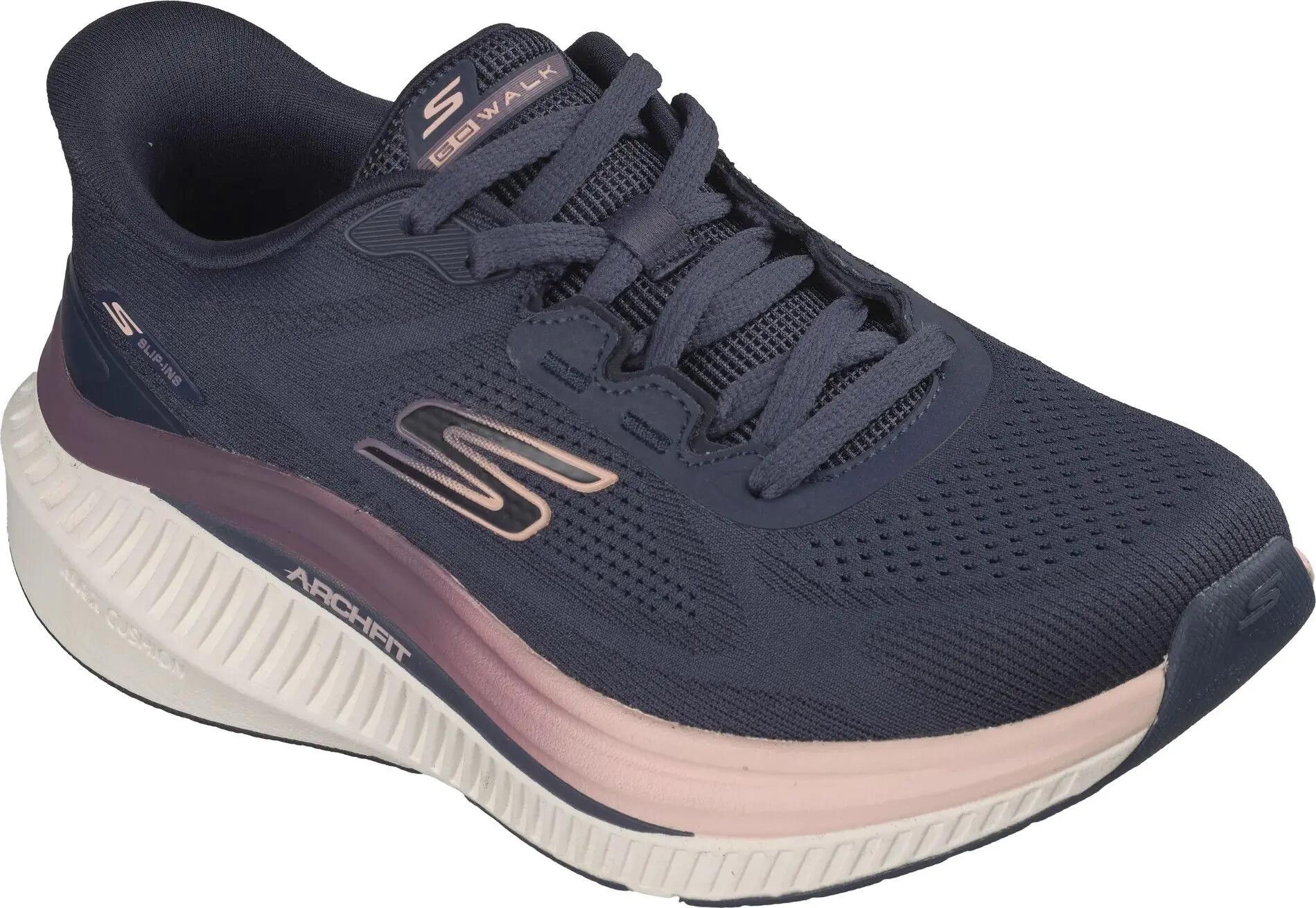 Scarpe lifestyle Skechers Slip-ins Go Walk Max Cushioning Arch Fit Aria blu da d 5/5