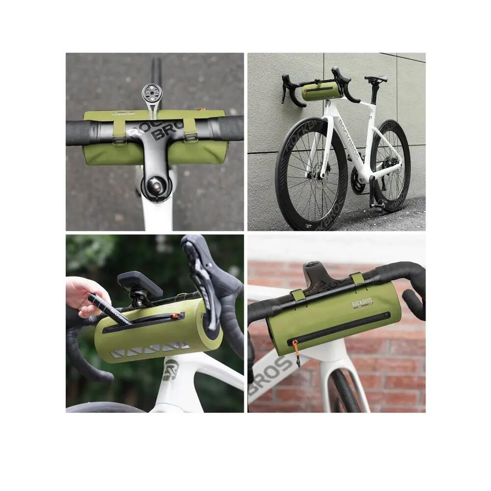 Borsa da bicicletta impermeabile per manubrio 2 l 8/8