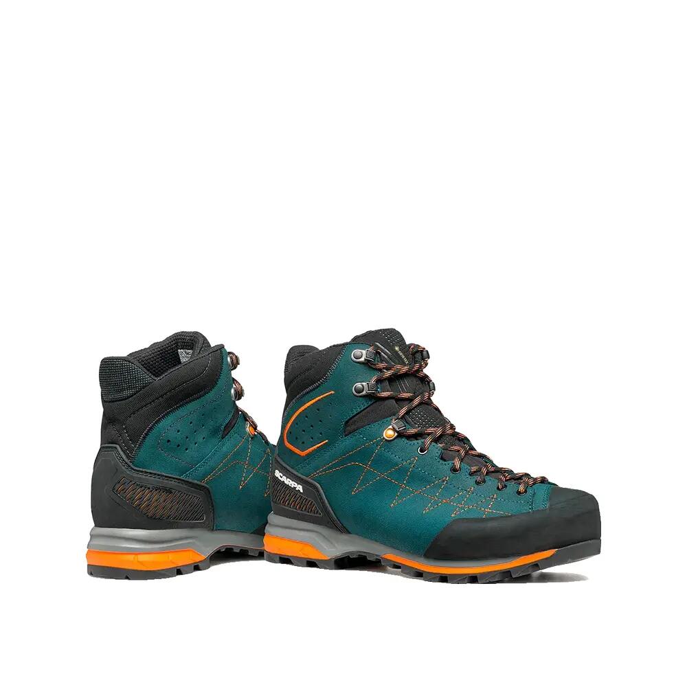 Chaussures de randonnée SCARPA Zodiac Trek GTX Petrol/Rust Orange 8/8