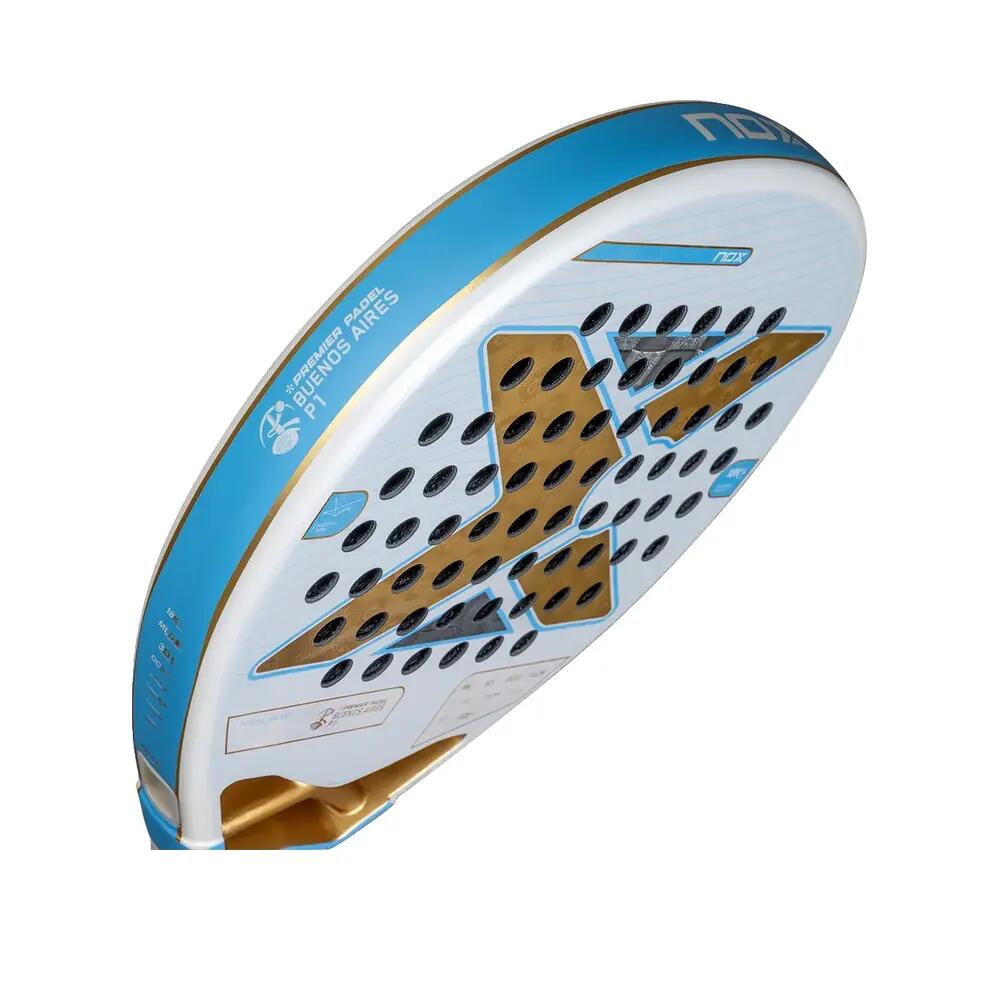 Pack racket Nox AT Genius 18k Alum Buenos Aires Exclusive Edition 10/10