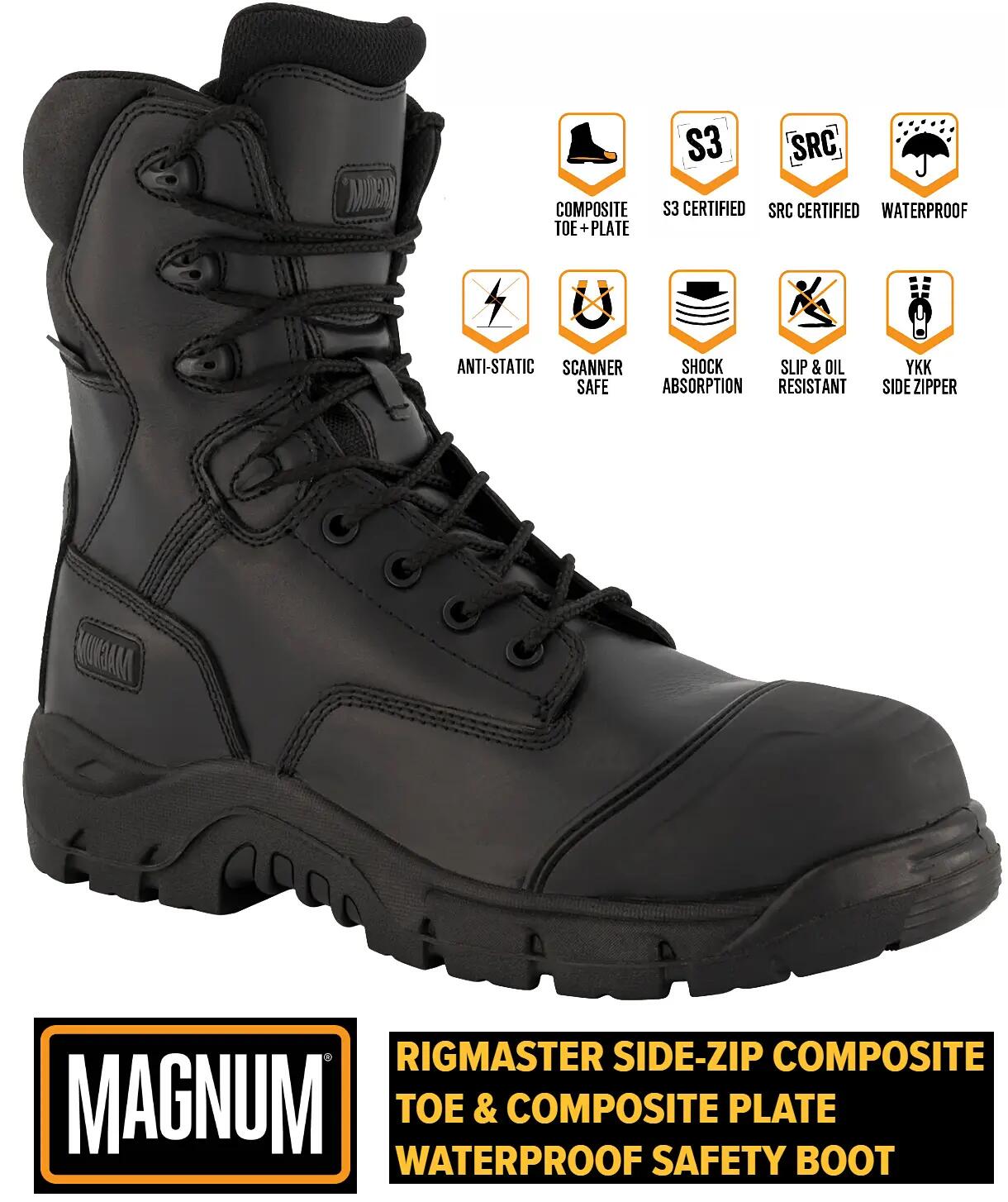Men - Magnum Precision Rigmaster - M801365-021 - Black 5/7