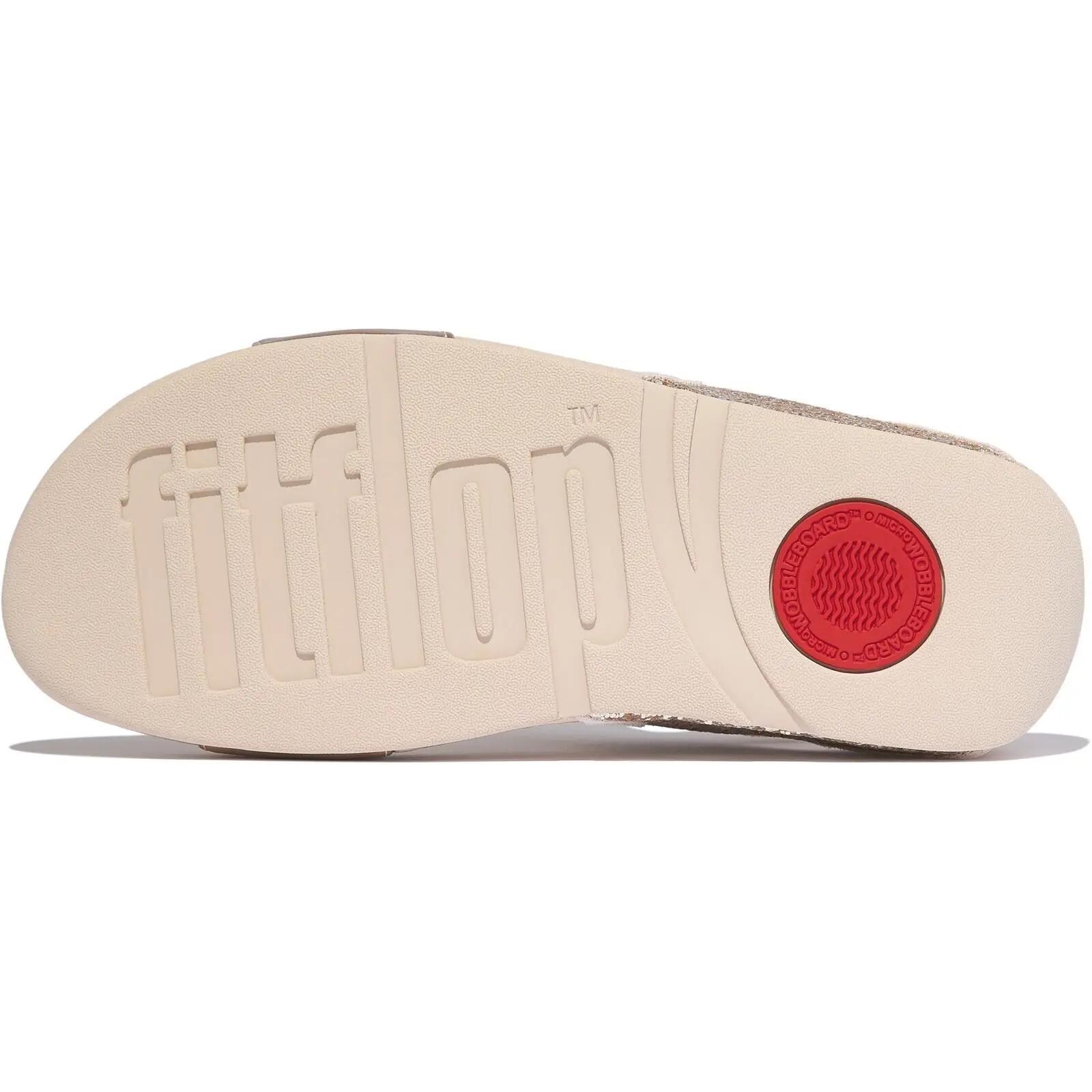 FitFlop FitFlop Lulu Multi-Tonal Glitter Slides  PLATINO/ZILVER 39 2/7