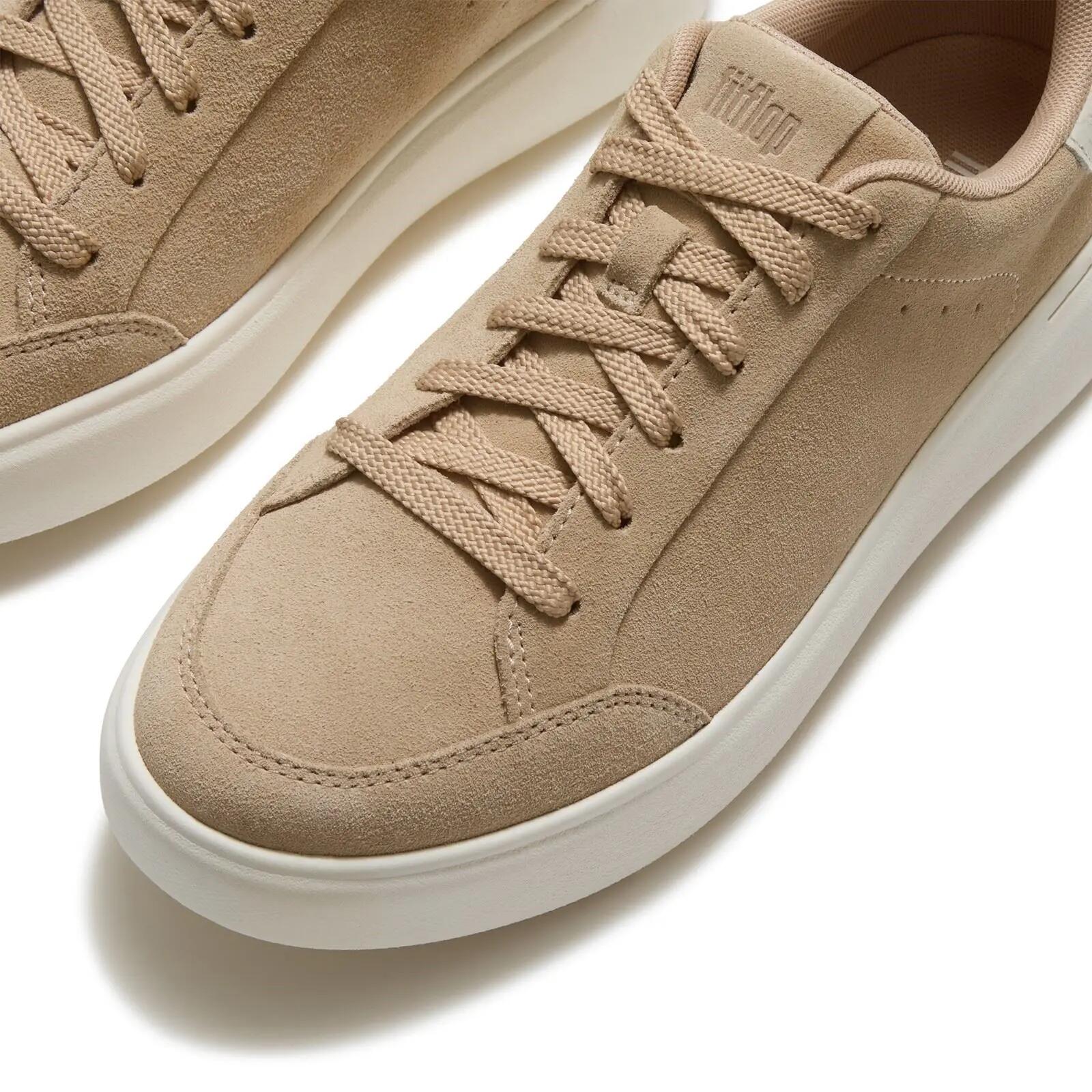 FitFlop RTG Suede Snake Lace Up Sneakers  HAZELNOOT 37 5/7