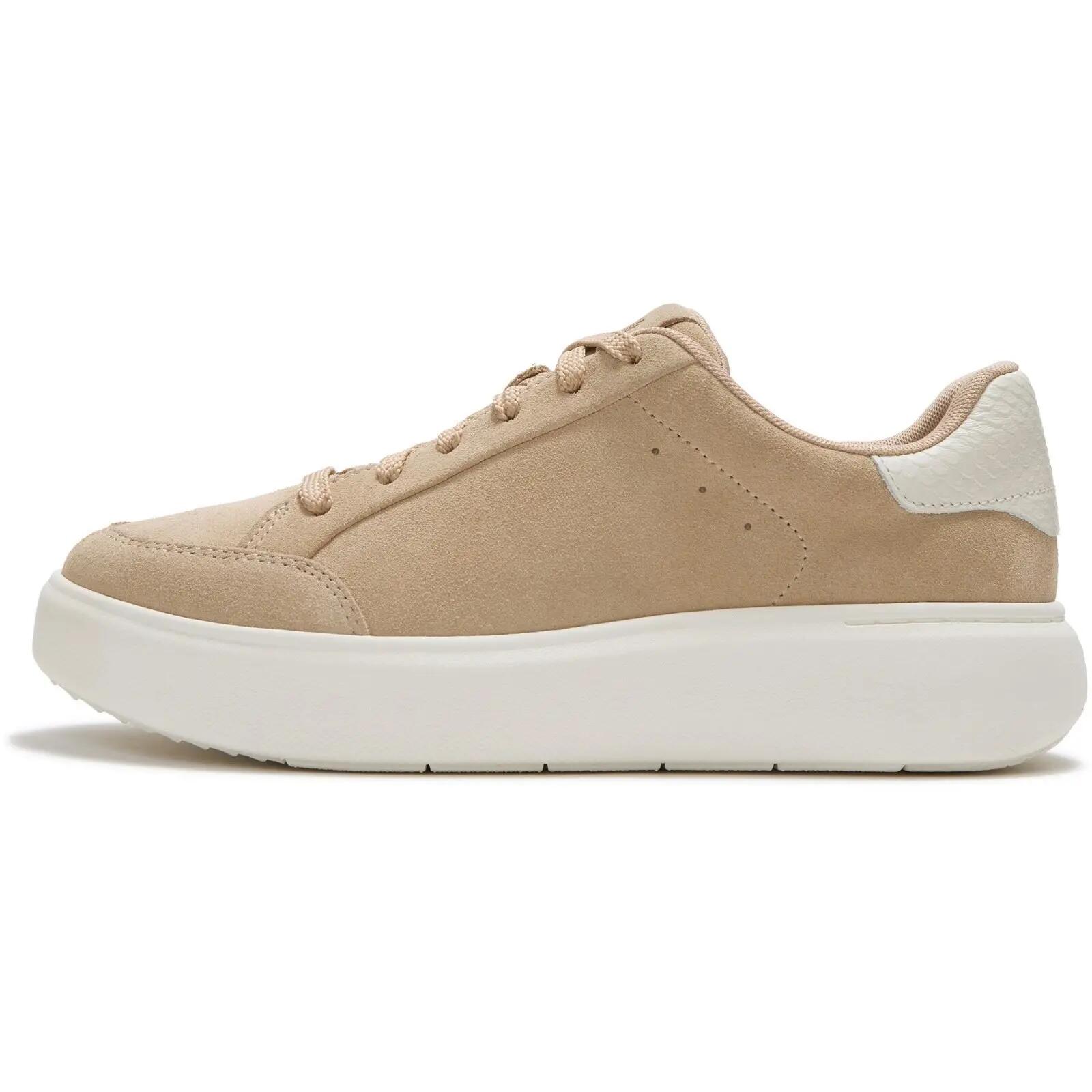 FitFlop RTG Suede Snake Lace Up Sneakers  HAZELNOOT 37 4/7